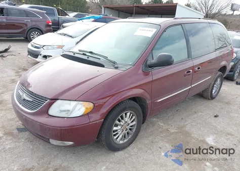 2002 Chrysler Town & Country Limited from USA, damaged, VIN 2C8GP64L42R797250